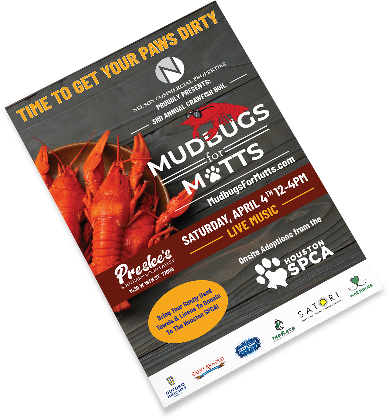 Mudbugs for Mutts Flyer
