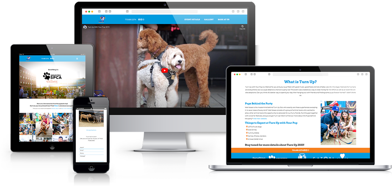 Turn Up with Your Pup Website