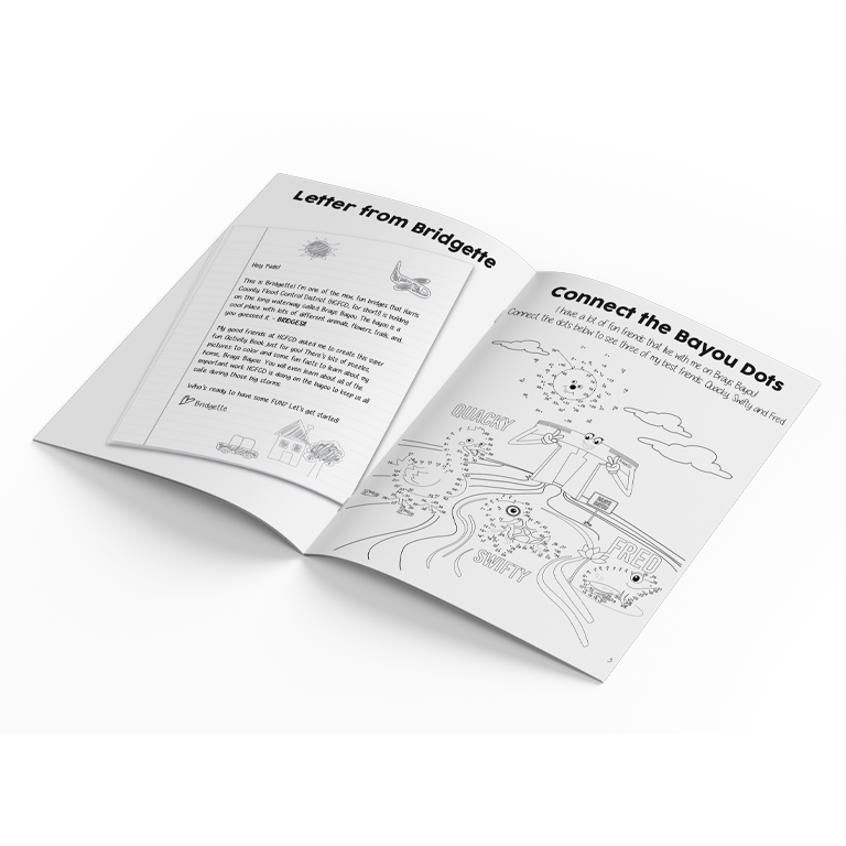 Harris County Flood Control District Project Brays activity book