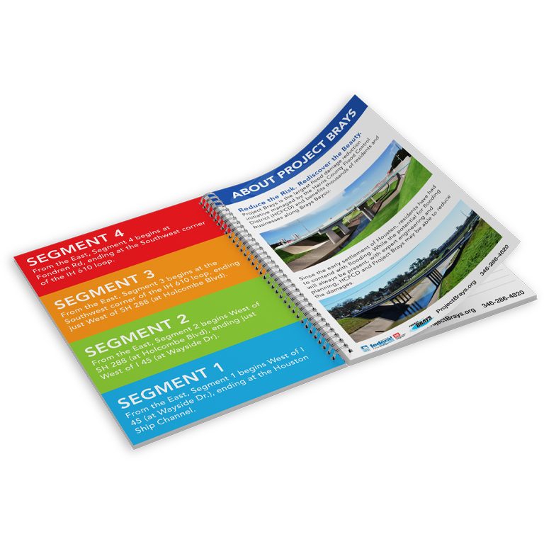 Harris County Flood Control District Project Brays notebook