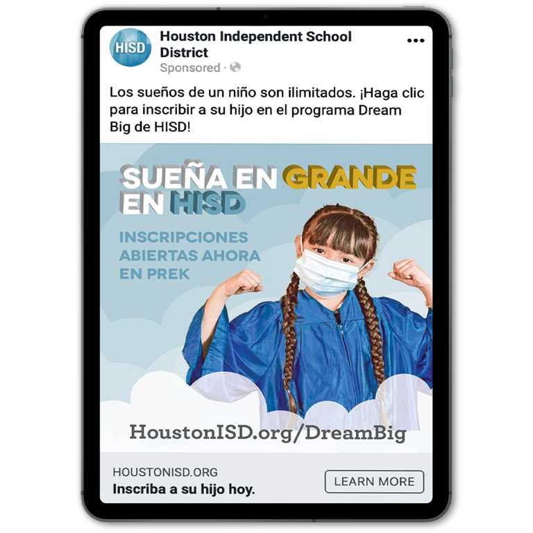 Houston Independent School District social media post