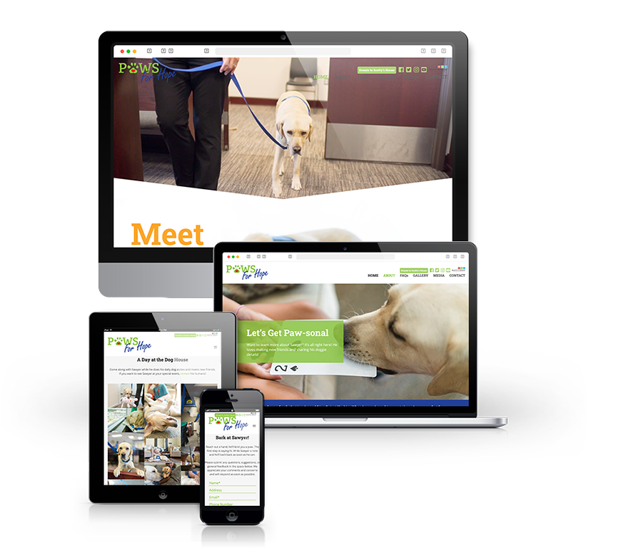 Paws for Hope Website Design