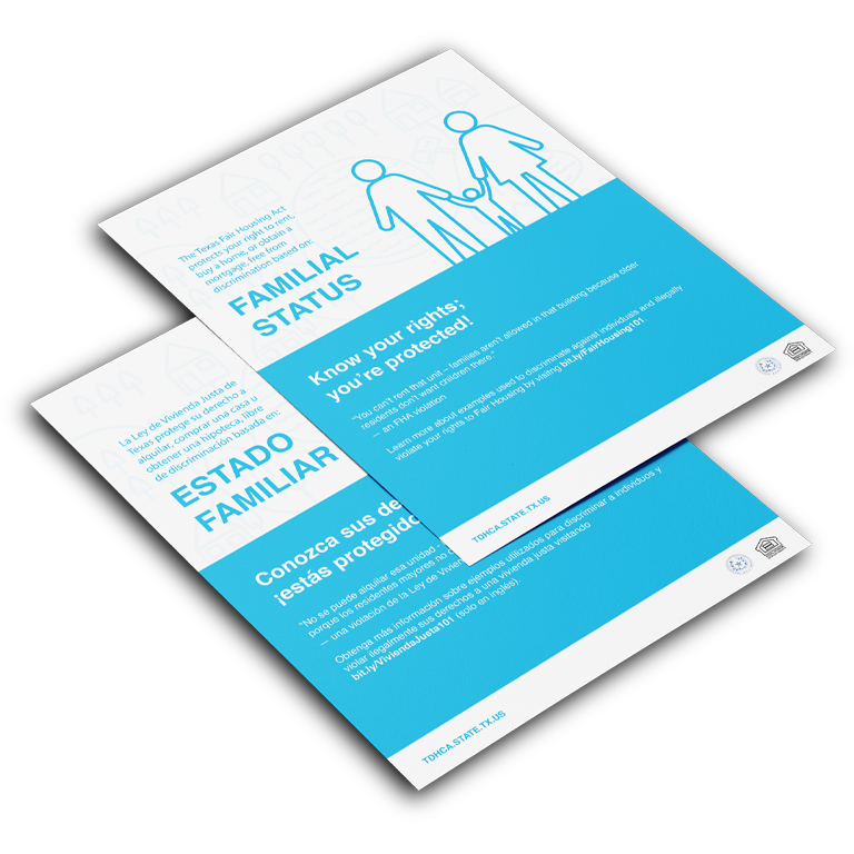 Texas Department of Housing and Community Affairs flyer