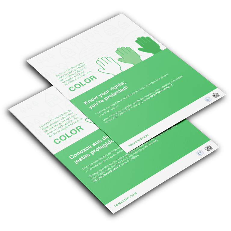 Texas Department of Housing and Community Affairs flyer